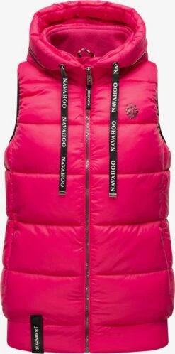 Navahoo Vestes Sans Manches Gilet Kassidy Femme Rose Néon