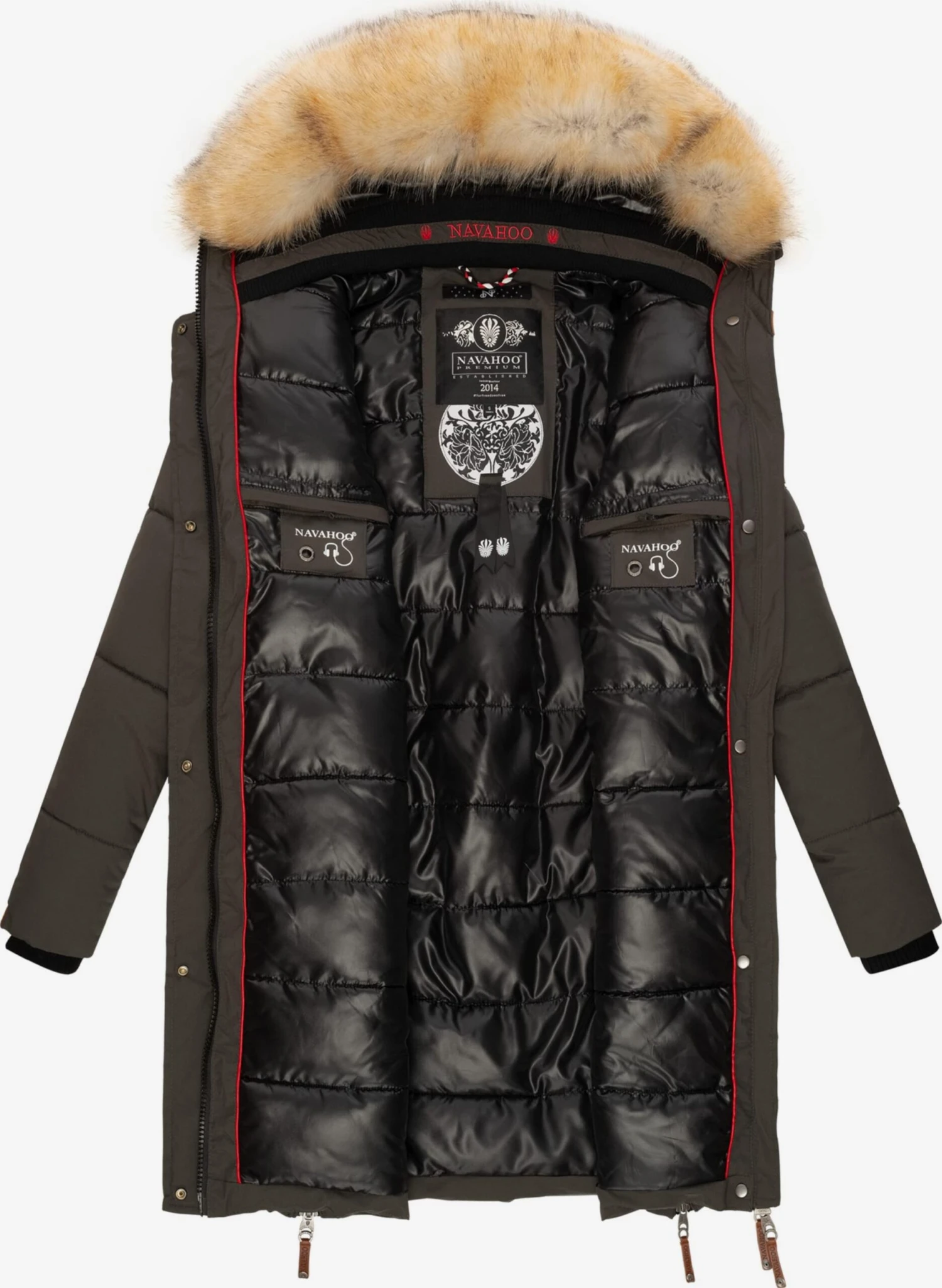 Navahoo Manteaux Dhiver Manteau D’hiver Halina Femme Anthracite 7 Navahoo Manteaux Dhiver Manteau D’hiver Halina Femme Anthracite – Image 5