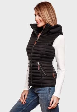Navahoo Vestes Sans Manches Gilet Shadaa Femme Noir -Navahoo Soldes Magasin 0289586a6860f07a359bf9a964e01c38