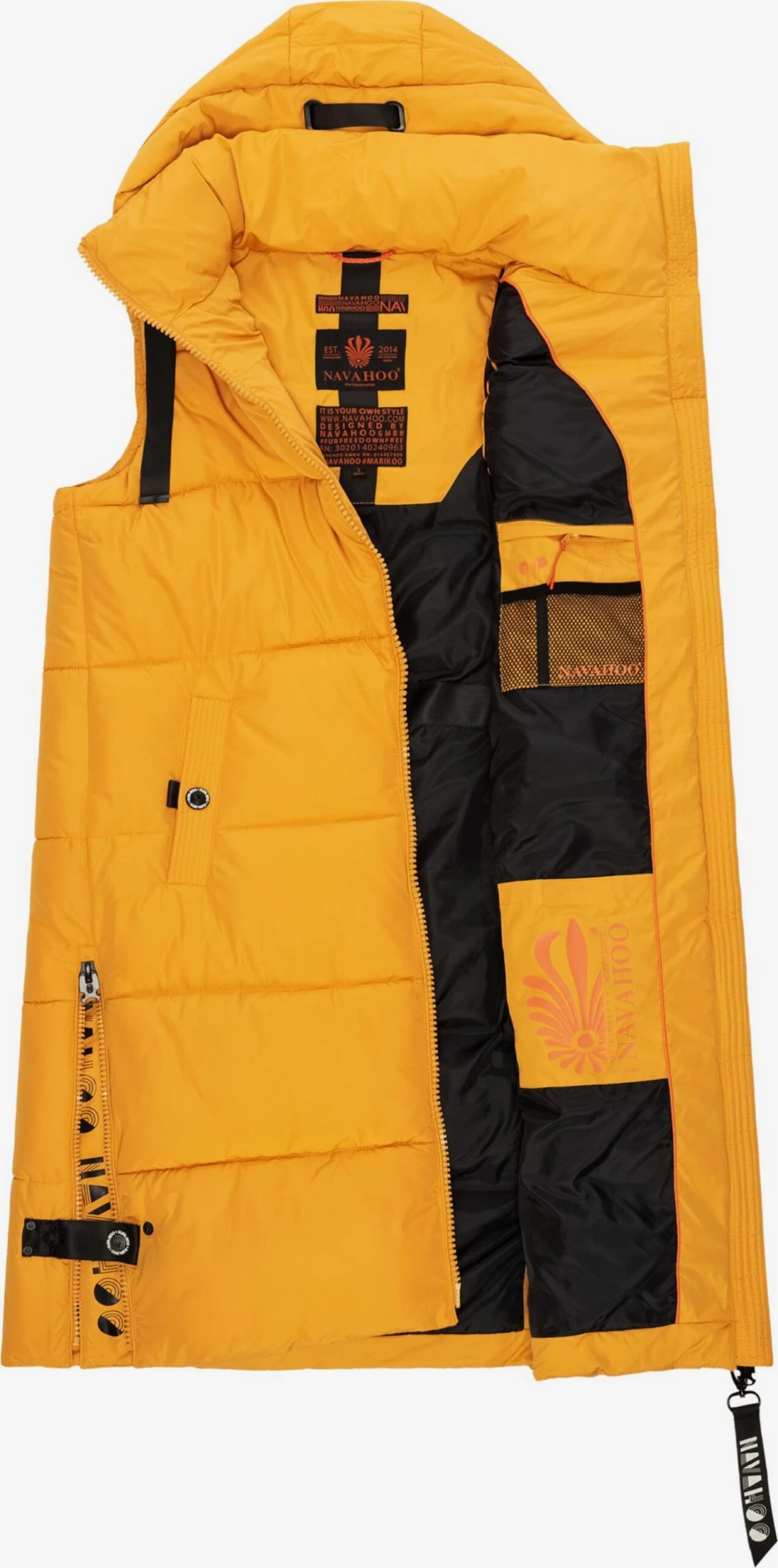 Navahoo Vestes Sans Manches Gilet Femme Jaune 6 Navahoo Vestes Sans Manches Gilet Femme Jaune â Image 4