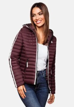 Navahoo Vestes De Mi-saison Veste Mi-saison Femme Lie De Vin -Navahoo Soldes Magasin 05025c4fc4627c7ee21817a722f3e0a8