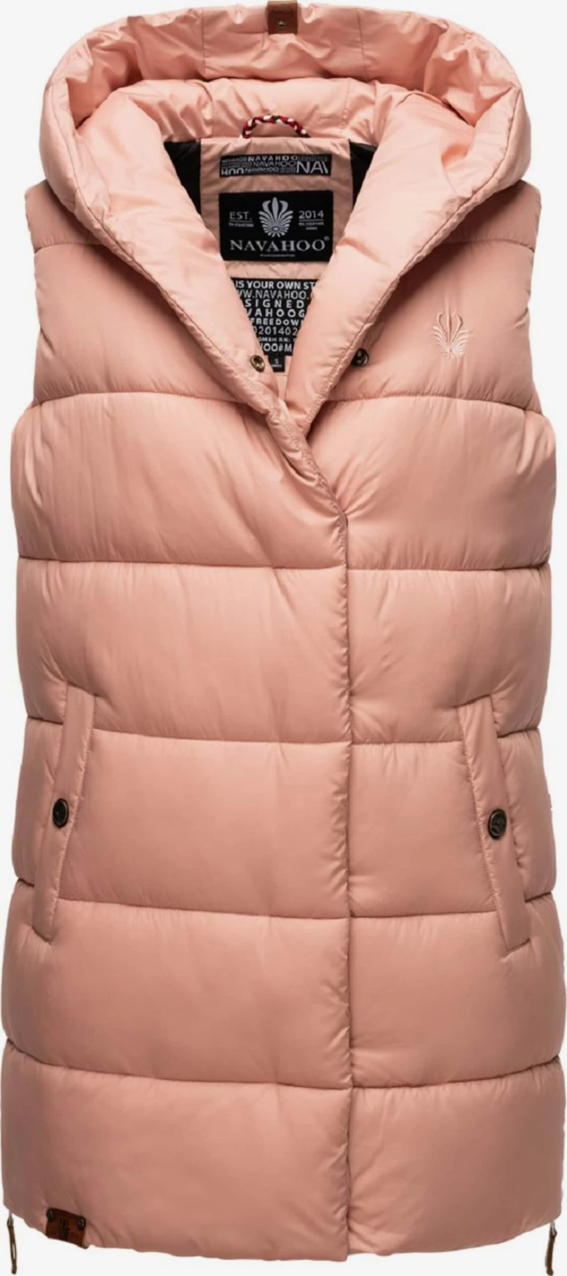 Navahoo Vestes Sans Manches Gilet Madilynaa Femme Rose 3 Navahoo Vestes Sans Manches Gilet Madilynaa Femme Rose