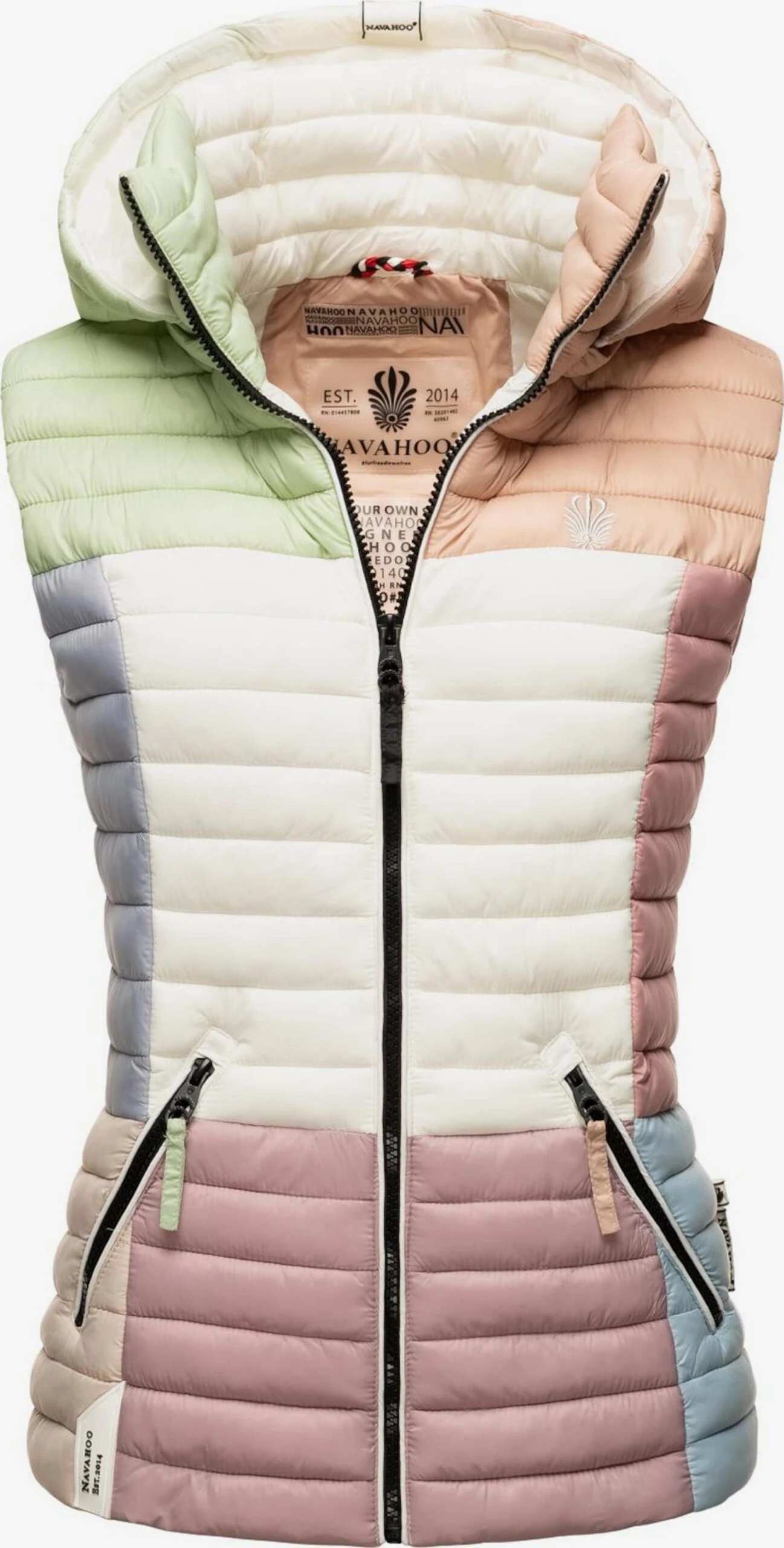 Navahoo Vestes Sans Manches Gilet Shadaa Femme Mélange De Couleurs 3 Navahoo Vestes Sans Manches Gilet Shadaa Femme Mélange De Couleurs