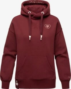 Navahoo Sweats à Capuche Sweat-shirt Goldfee Femme Bordeaux