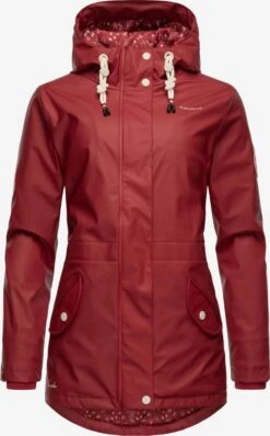 Navahoo Vestes De Mi-saison Veste Mi-saison Ocean Heart Femme Rouge Foncé
