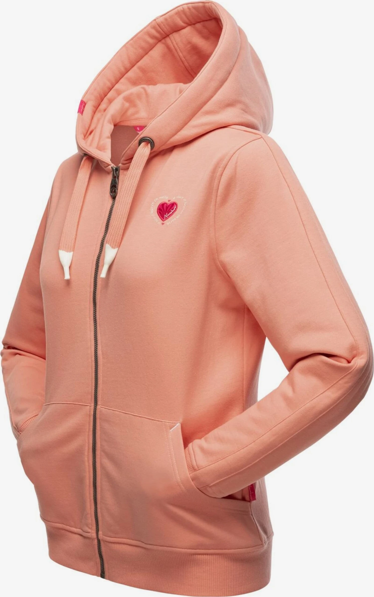 Navahoo Sweats Zippés Veste De Survêtement Cremetörtchen Femme Abricot 4 Navahoo Sweats Zippés Veste De Survêtement Cremetörtchen Femme Abricot – Image 2
