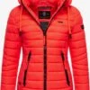 Navahoo Vestes De Mi-saison Veste Mi-saison Lulana Femme Rouge Clair -Navahoo Soldes Magasin 09460000ef19161ef83cecc9e183f101