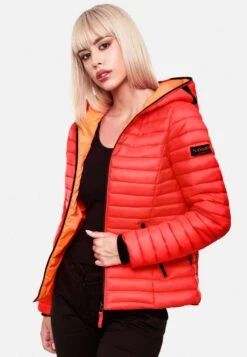 Navahoo Vestes De Mi-saison Veste Mi-saison Kimuk Femme Orange Fluo -Navahoo Soldes Magasin 094ccabda1af13b475ba4a315d5aae04