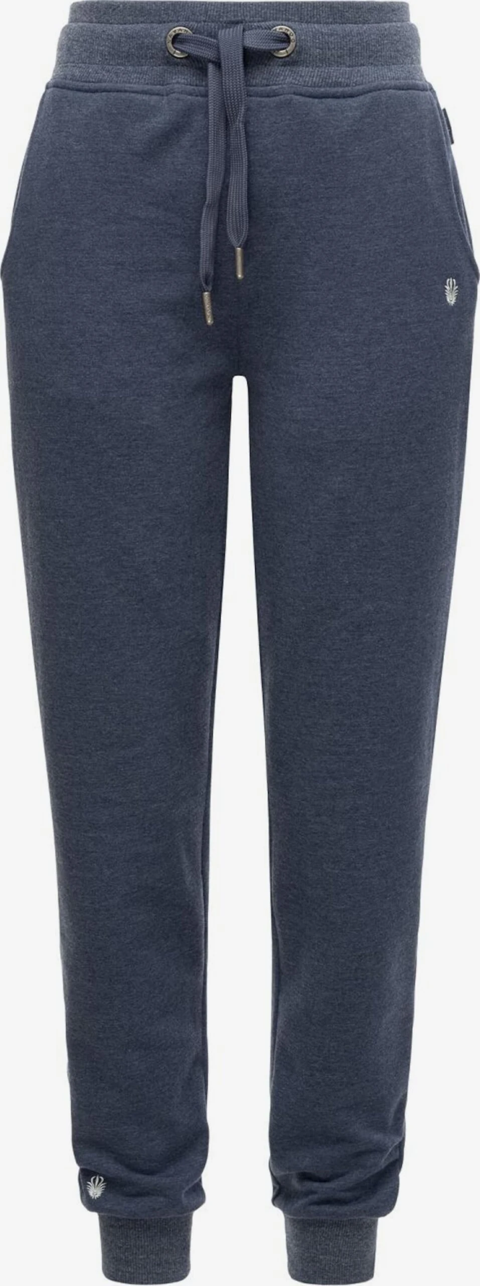 Navahoo Pantalons De Survêtement Effilé Pantalon Schmusekätzchen Femme Bleu-gris