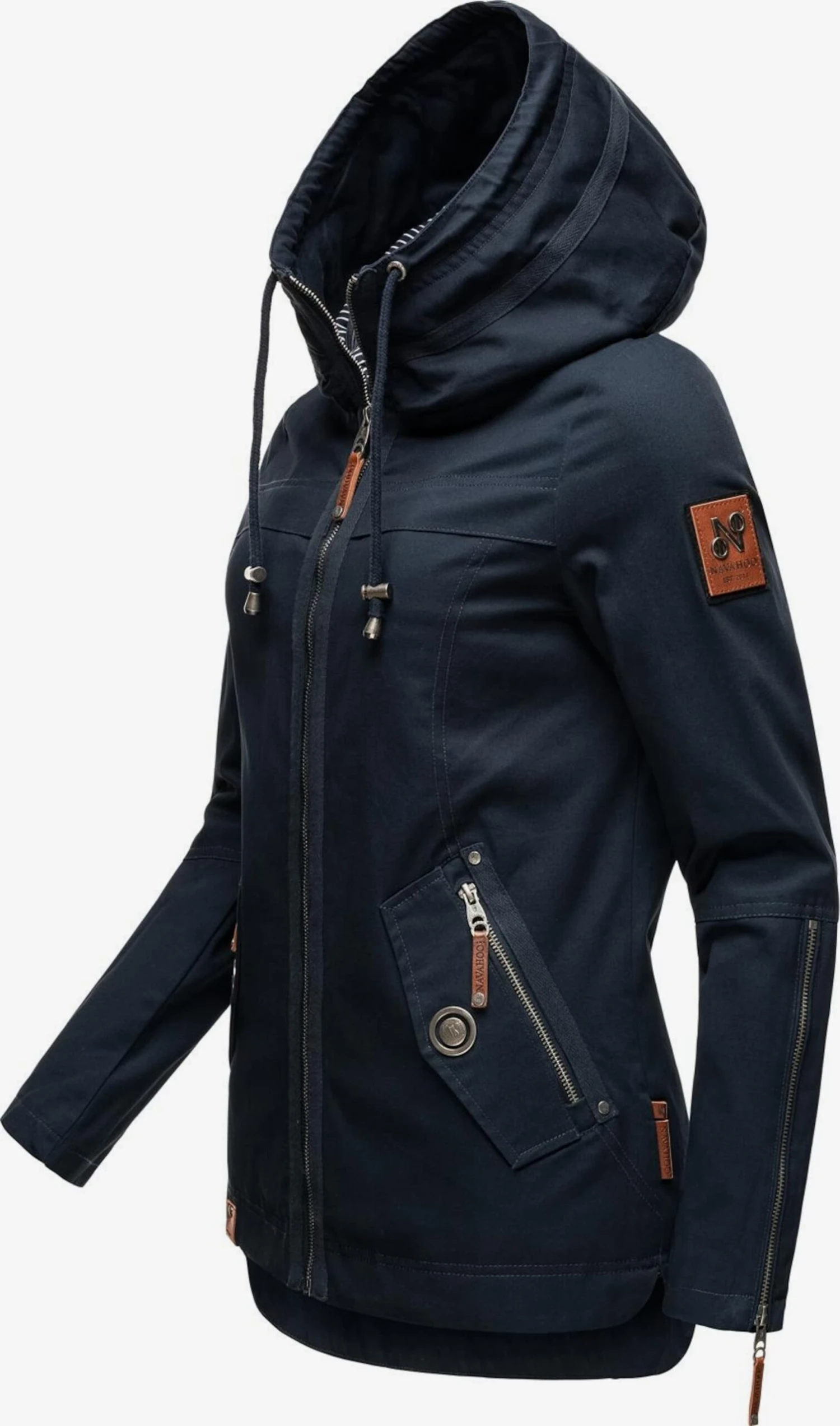 Navahoo Vestes De Mi-saison Veste Mi-saison Wekoo Femme Bleu Marine 6 Navahoo Vestes De Mi-saison Veste Mi-saison Wekoo Femme Bleu Marine – Image 4