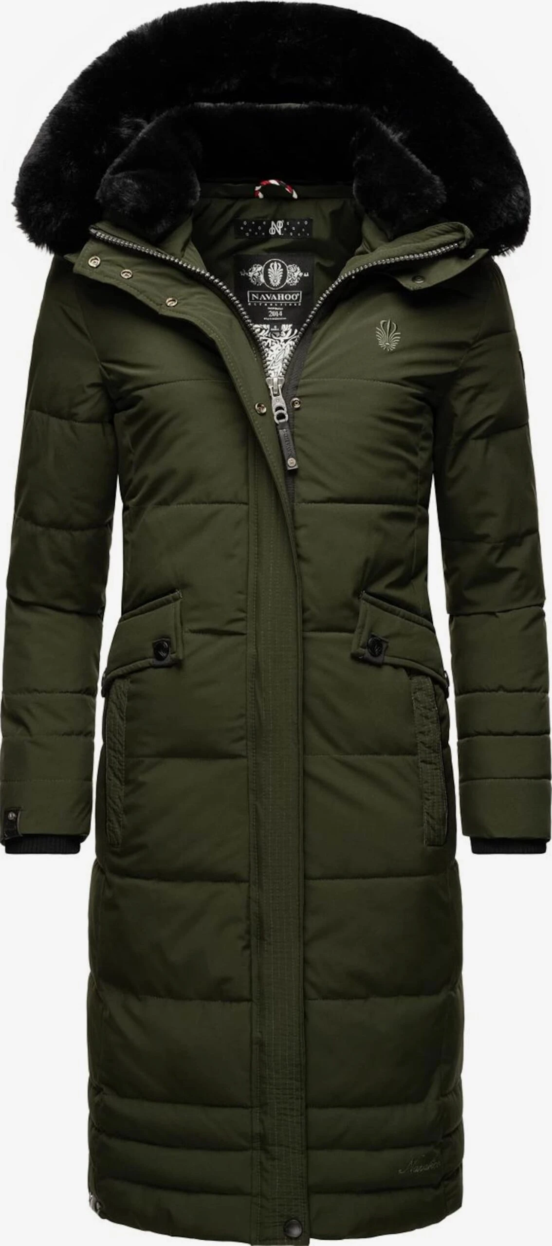 Navahoo Manteaux Dhiver Manteau D’hiver Fahmiyaa Femme Olive 3 Navahoo Manteaux Dhiver Manteau D’hiver Fahmiyaa Femme Olive