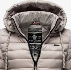 Navahoo Vestes De Mi-saison Veste Mi-saison Lulana Femme Gris -Navahoo Soldes Magasin 11695abb08c8a627c77ed3ff2121e7d4