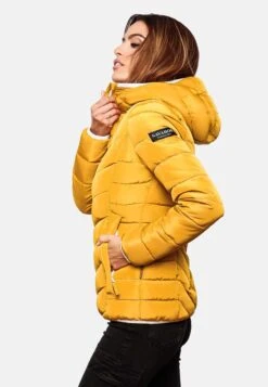 Navahoo Vestes De Mi-saison Veste Mi-saison Elva Femme Jaune -Navahoo Soldes Magasin 12645fe358a2d64eb3ea2e3e9d55540e