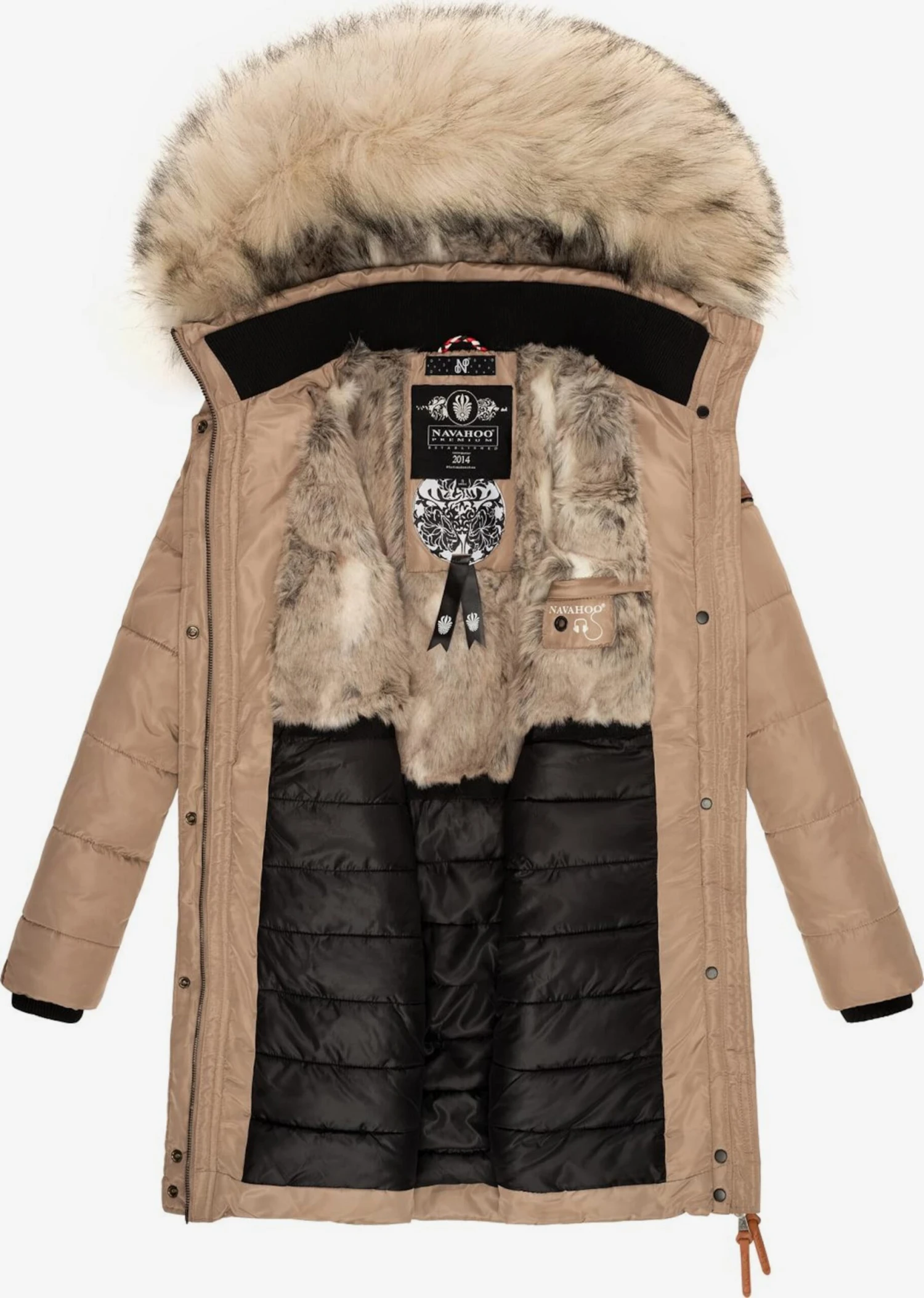 Navahoo Manteaux Dhiver Manteau D’hiver Paula Femme Noisette 8 Navahoo Manteaux Dhiver Manteau D’hiver Paula Femme Noisette – Image 6