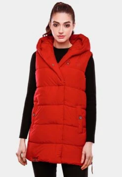 Navahoo Vestes Sans Manches Gilet Madilynaa Femme Rouge Feu -Navahoo Soldes Magasin 13a2e3626731cc23631275fbd1a829cd
