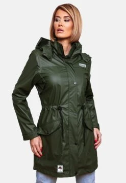 Navahoo Manteaux De Pluie Manteau Mi-saison Deike Femme Olive -Navahoo Soldes Magasin 1457c7bab9cda7cea96c971f7b80b152