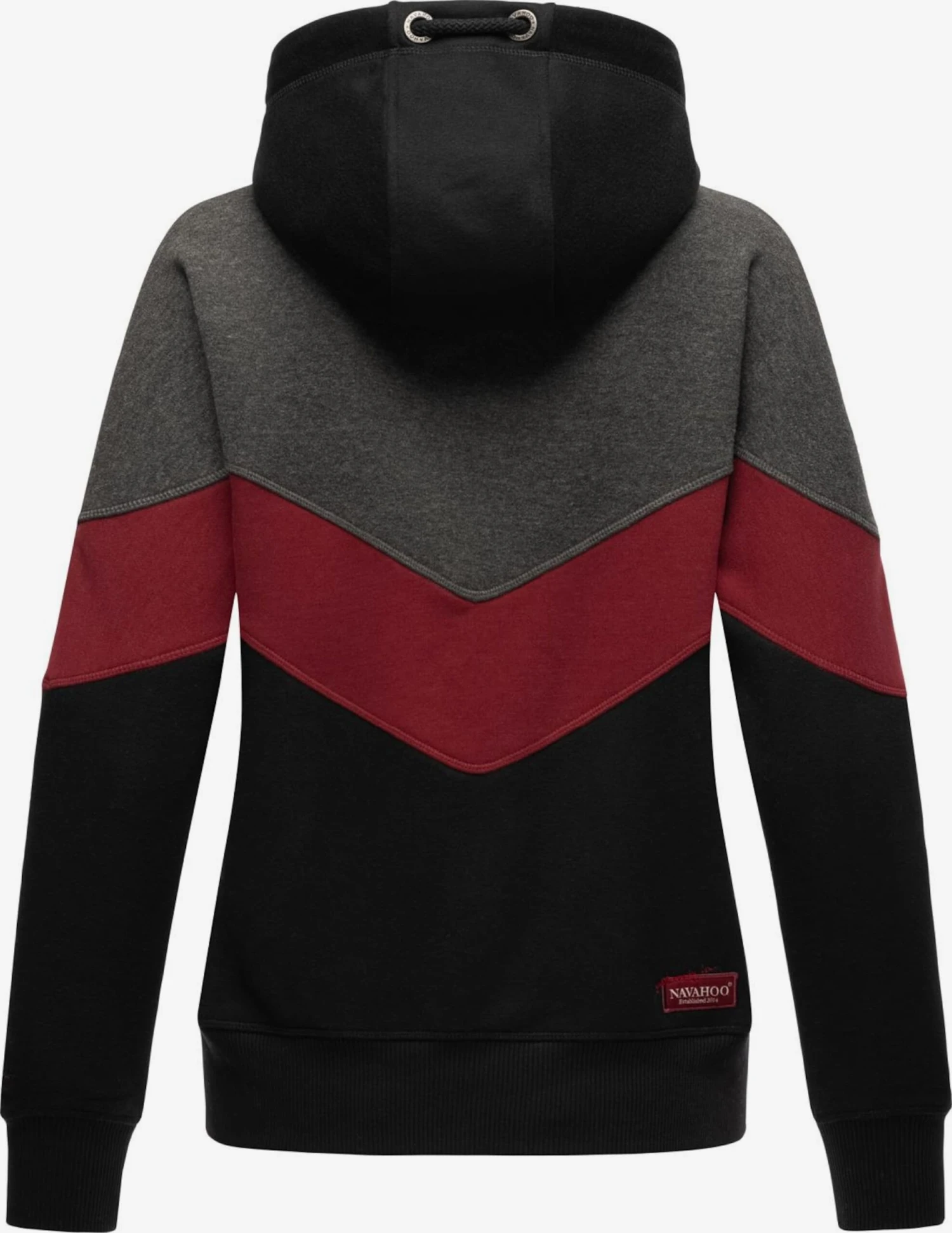 Navahoo Sweats Zippés Veste De Survêtement Honigperle Femme Noir 6 Navahoo Sweats Zippés Veste De Survêtement Honigperle Femme Noir – Image 4