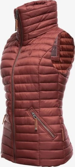 Navahoo Vestes Sans Manches Gilet Shadaa Femme Rouge Pastel -Navahoo Soldes Magasin 1658a4d89a29231f7674af9a7b2edf16