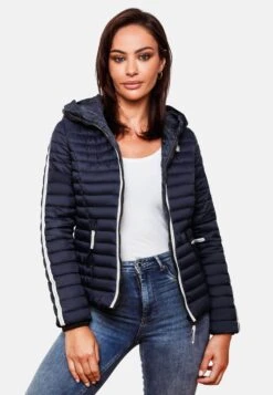 Navahoo Vestes De Mi-saison Veste Mi-saison Femme Bleu Marine -Navahoo Soldes Magasin 1661e3a755c92c9442a95b5762eb720c