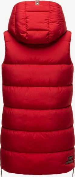 Navahoo Vestes Sans Manches Gilet Madilynaa Femme Rouge Feu -Navahoo Soldes Magasin 1693d30480e0df2528904a4a9e396bb8