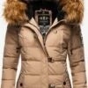Navahoo Vestes Dhiver Veste D’hiver Zoja Femme Taupe -Navahoo Soldes Magasin 17d001cc36a56376b46f7c5cc8f0f087