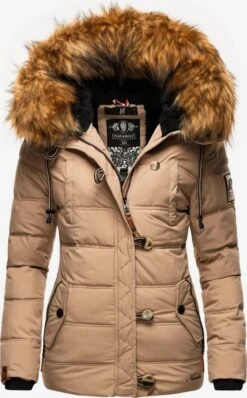 Navahoo Vestes Dhiver Veste D’hiver Zoja Femme Taupe