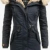 Navahoo Parkas Parka D’hiver Bombii Femme Bleu Nuit -Navahoo Soldes Magasin 1afd71678ca8a537dfe5bdc05cd33395