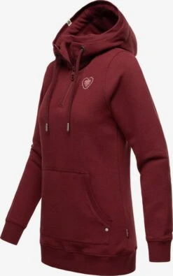 Navahoo Sweats à Capuche Sweat-shirt Zauberelfe Femme Bordeaux -Navahoo Soldes Magasin 1d9523402ee9ee69bf1cd2f260926b40