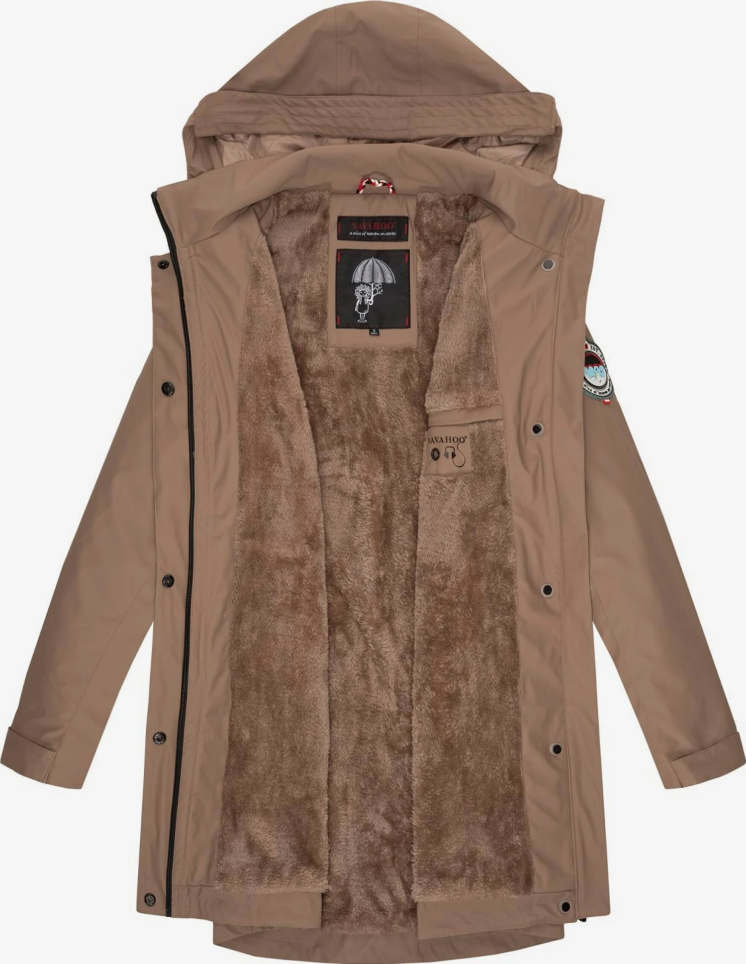 Navahoo Manteaux De Pluie Manteau Mi-saison Deike Femme Beige Clair 6 Navahoo Manteaux De Pluie Manteau Mi-saison Deike Femme Beige Clair – Image 4