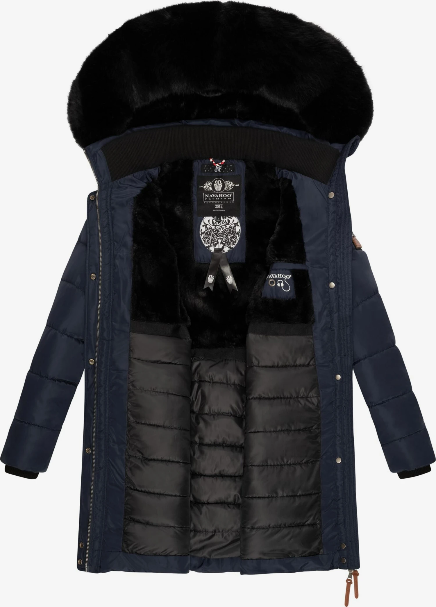 Navahoo Manteaux Dhiver Manteau D’hiver Paula Femme Bleu Marine 8 Navahoo Manteaux Dhiver Manteau D’hiver Paula Femme Bleu Marine – Image 6