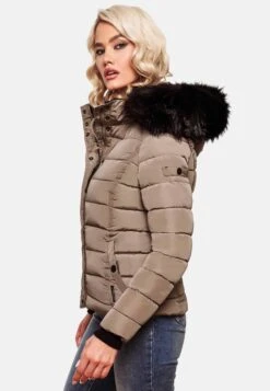 Navahoo Vestes Dhiver Veste D’hiver Miamor Femme Taupe -Navahoo Soldes Magasin 20718dfa590d23eaefa9427538e2c85c