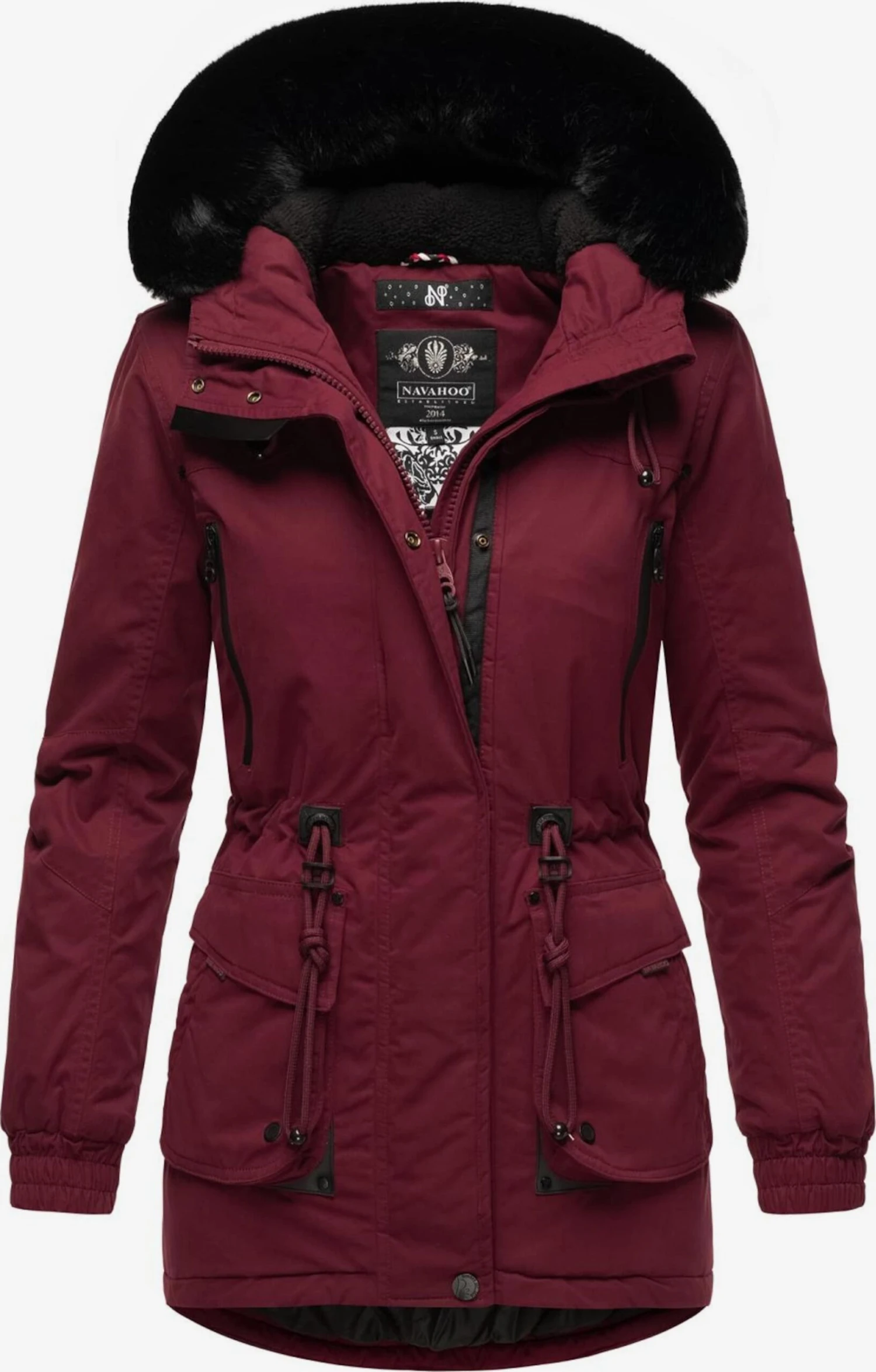 Navahoo Parkas Parka D’hiver Femme Bordeaux 4 Navahoo Parkas Parka D’hiver Femme Bordeaux – Image 2