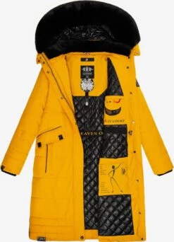 Navahoo Manteaux Dhiver Manteau D’hiver Femme Jaune -Navahoo Soldes Magasin 29e5709b53cb3f062d6229fe6a320beb