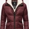 Navahoo Vestes Dhiver Veste D’hiver Megan Femme Rouge Foncé -Navahoo Soldes Magasin 2ab8c2c397869a4c3c2bb31214854ac4