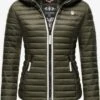 Navahoo Vestes De Mi-saison Veste Mi-saison Kimuk Femme Olive -Navahoo Soldes Magasin 2b56648687175574618aef01f971b0b7
