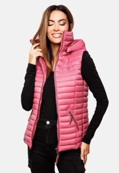 Navahoo Vestes Sans Manches Gilet Shadaa Femme Rose Ancienne -Navahoo Soldes Magasin 2b5a9d5368dcac96944125beecd0b06e