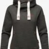 Navahoo Sweats à Capuche Sweat-shirt Namikaa Femme Gris Foncé -Navahoo Soldes Magasin 2d1687fd18ec99f090317f2a227cdc69