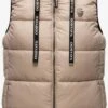Navahoo Vestes Sans Manches Gilet Kassidy Femme Taupe -Navahoo Soldes Magasin 2de6a1da1f4ba496bce0326ae71462c5