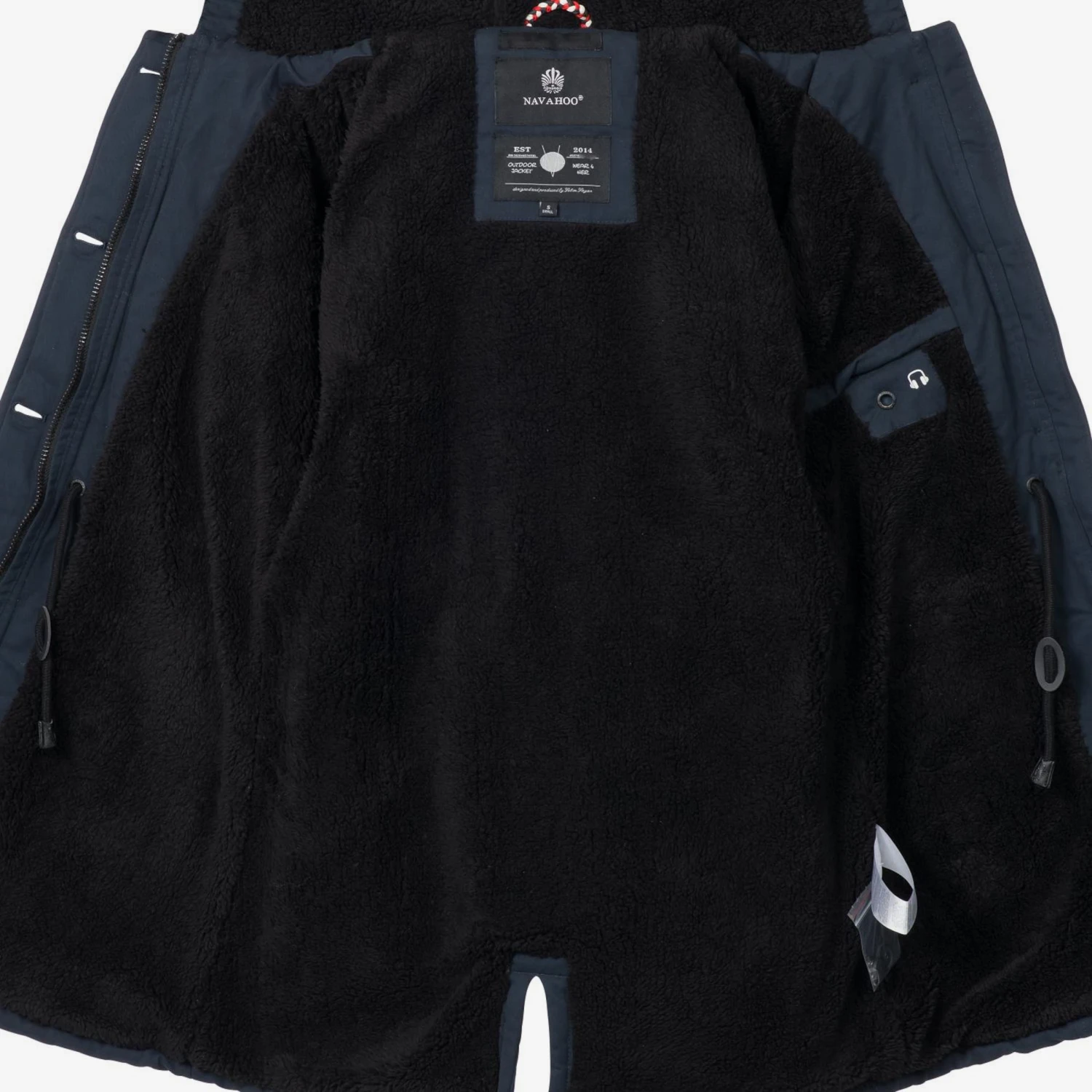 Navahoo Parkas Parka D’hiver Luluna Femme Bleu Nuit 9 Navahoo Parkas Parka D’hiver Luluna Femme Bleu Nuit – Image 7