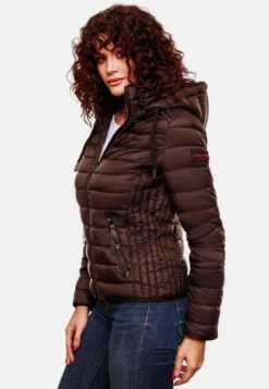 Navahoo Vestes De Mi-saison Veste Mi-saison Lulana Femme Chocolat -Navahoo Soldes Magasin 303ffeed5b834d821837d8845500a070