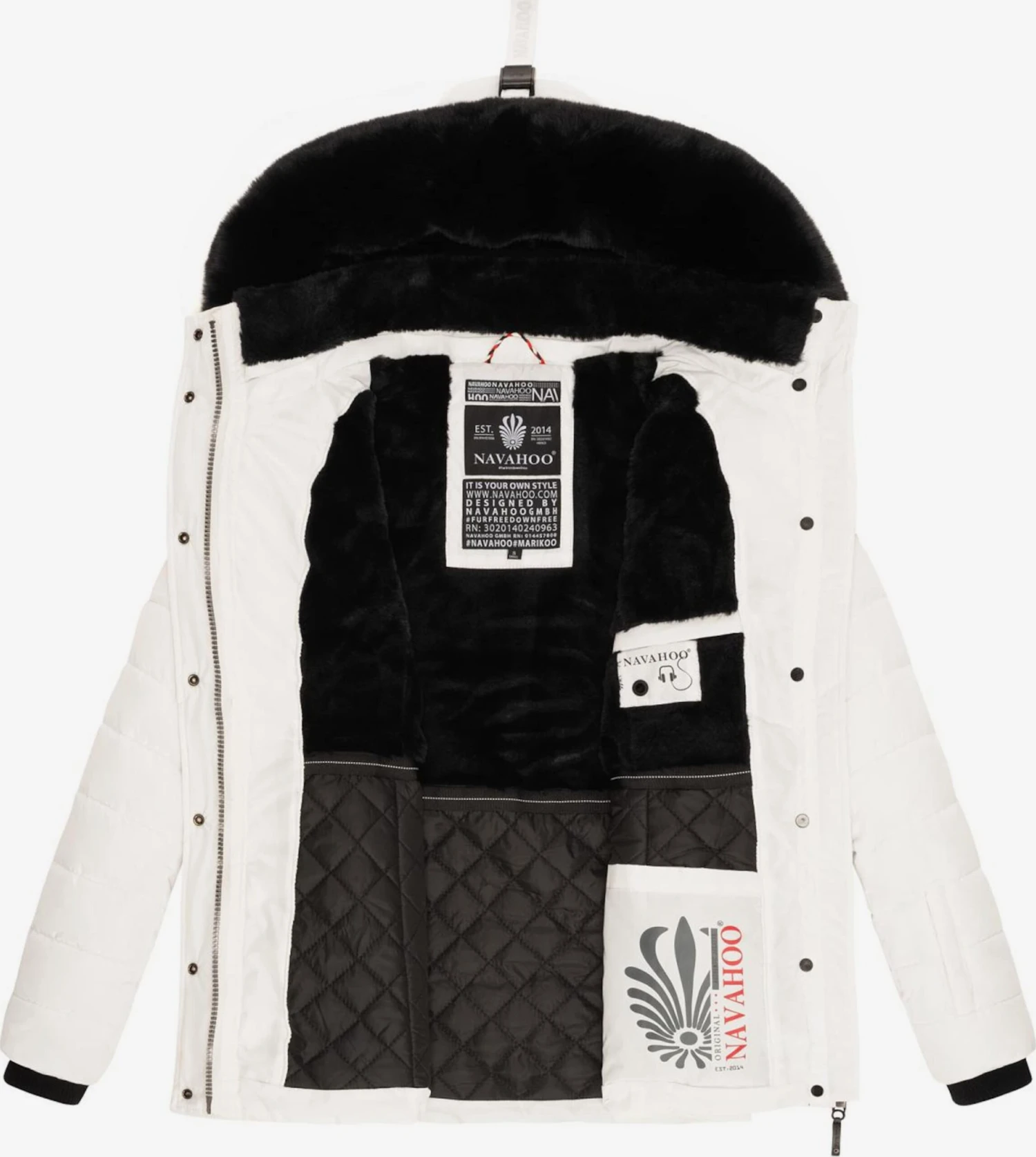 Navahoo Vestes Dhiver Veste D’hiver Milianaa Femme Blanc 8 Navahoo Vestes Dhiver Veste D’hiver Milianaa Femme Blanc – Image 6