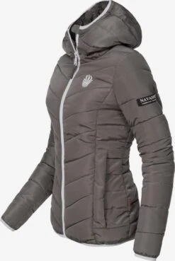 Navahoo Vestes De Mi-saison Veste Mi-saison Elva Femme Gris -Navahoo Soldes Magasin 34fd5c90022fe4cd04372948f06b94f5