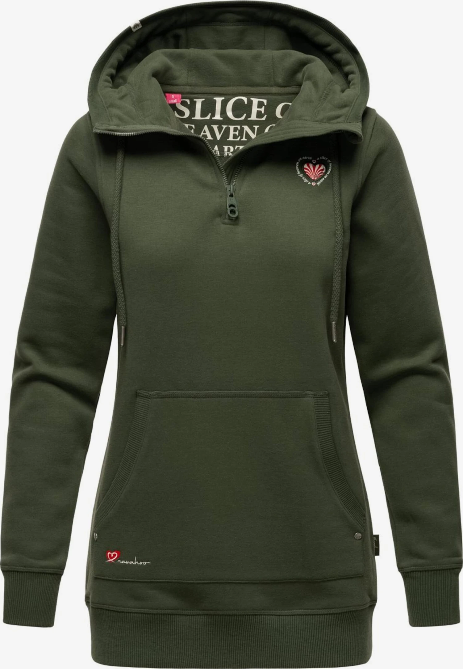 Navahoo Sweats à Capuche Sweat-shirt Zauberelfe Femme Olive 7 Navahoo Sweats à Capuche Sweat-shirt Zauberelfe Femme Olive – Image 5