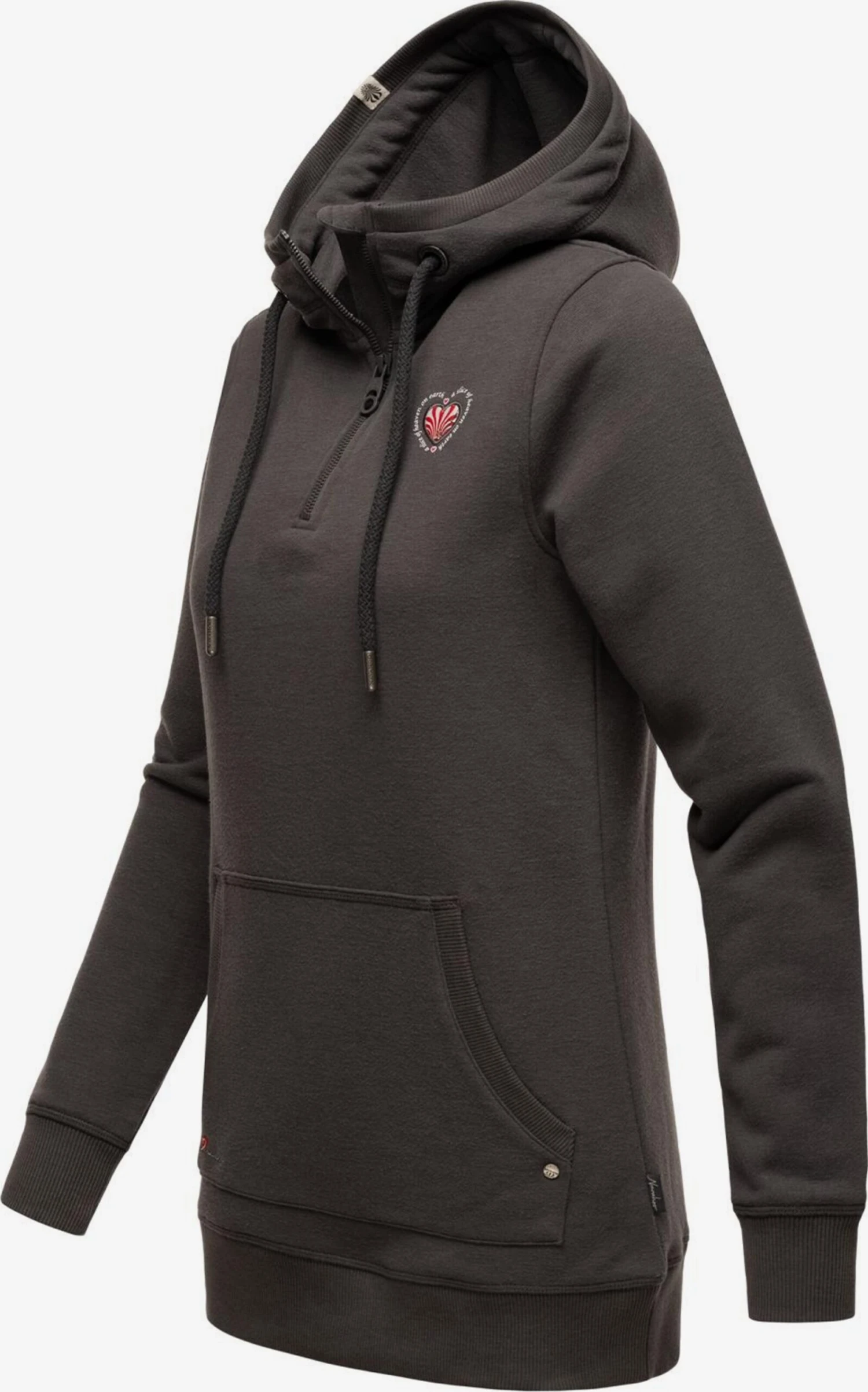 Navahoo Sweats à Capuche Sweat-shirt Zauberelfe Femme Gris Foncé 5 Navahoo Sweats à Capuche Sweat-shirt Zauberelfe Femme Gris Foncé – Image 3