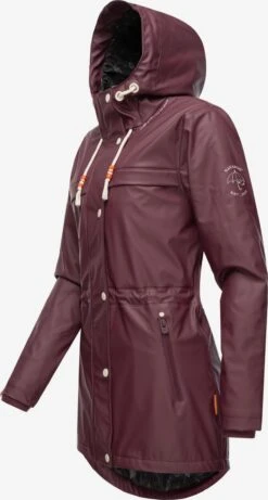 Navahoo Manteaux De Pluie Manteau Mi-saison Rainy Forest Femme Bordeaux -Navahoo Soldes Magasin 362fd5dce5147f61557bbcdb4a46da73