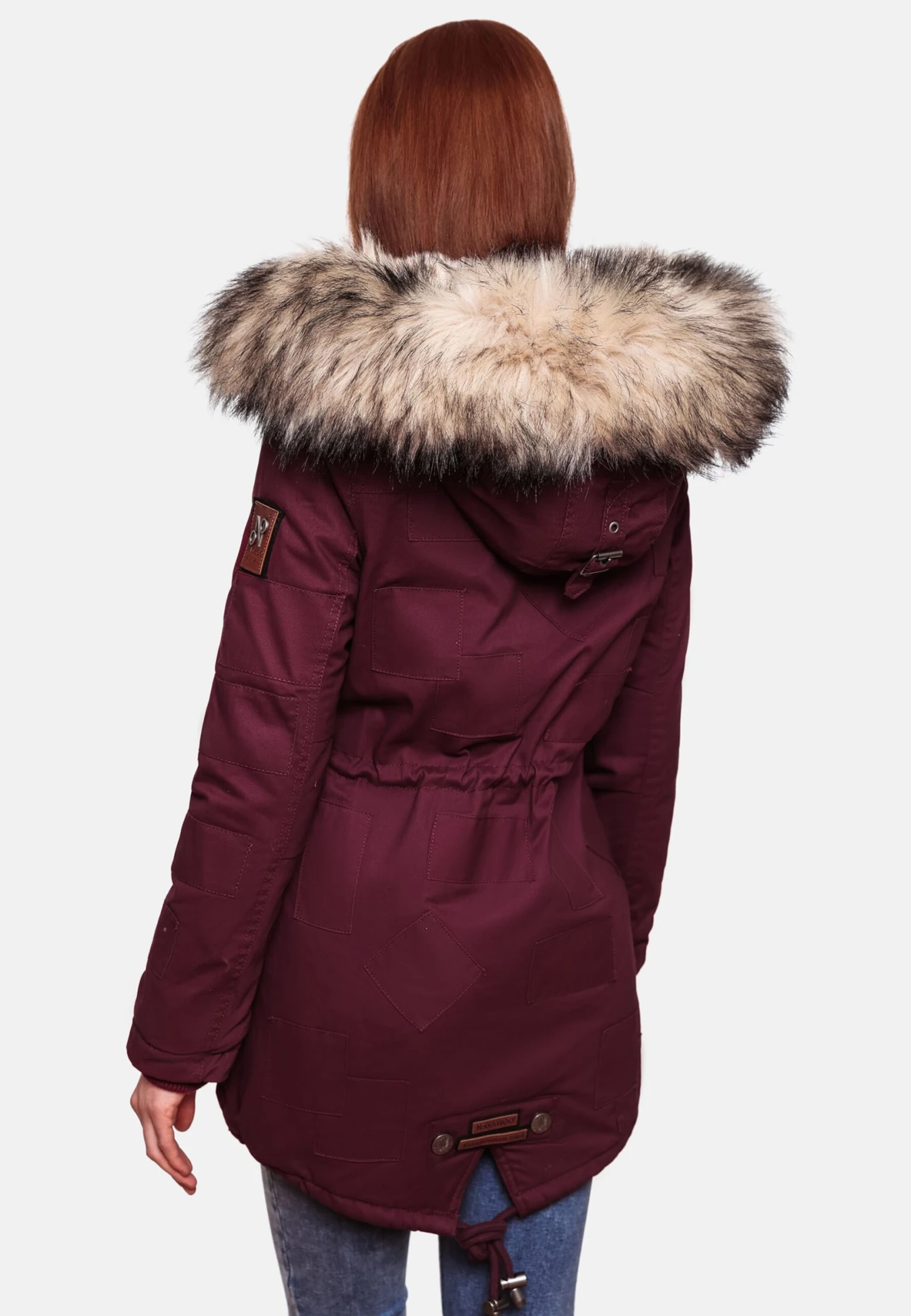 Navahoo Parkas Parka D’hiver Honigfee Femme Bordeaux 10 Navahoo Parkas Parka D’hiver Honigfee Femme Bordeaux – Image 8