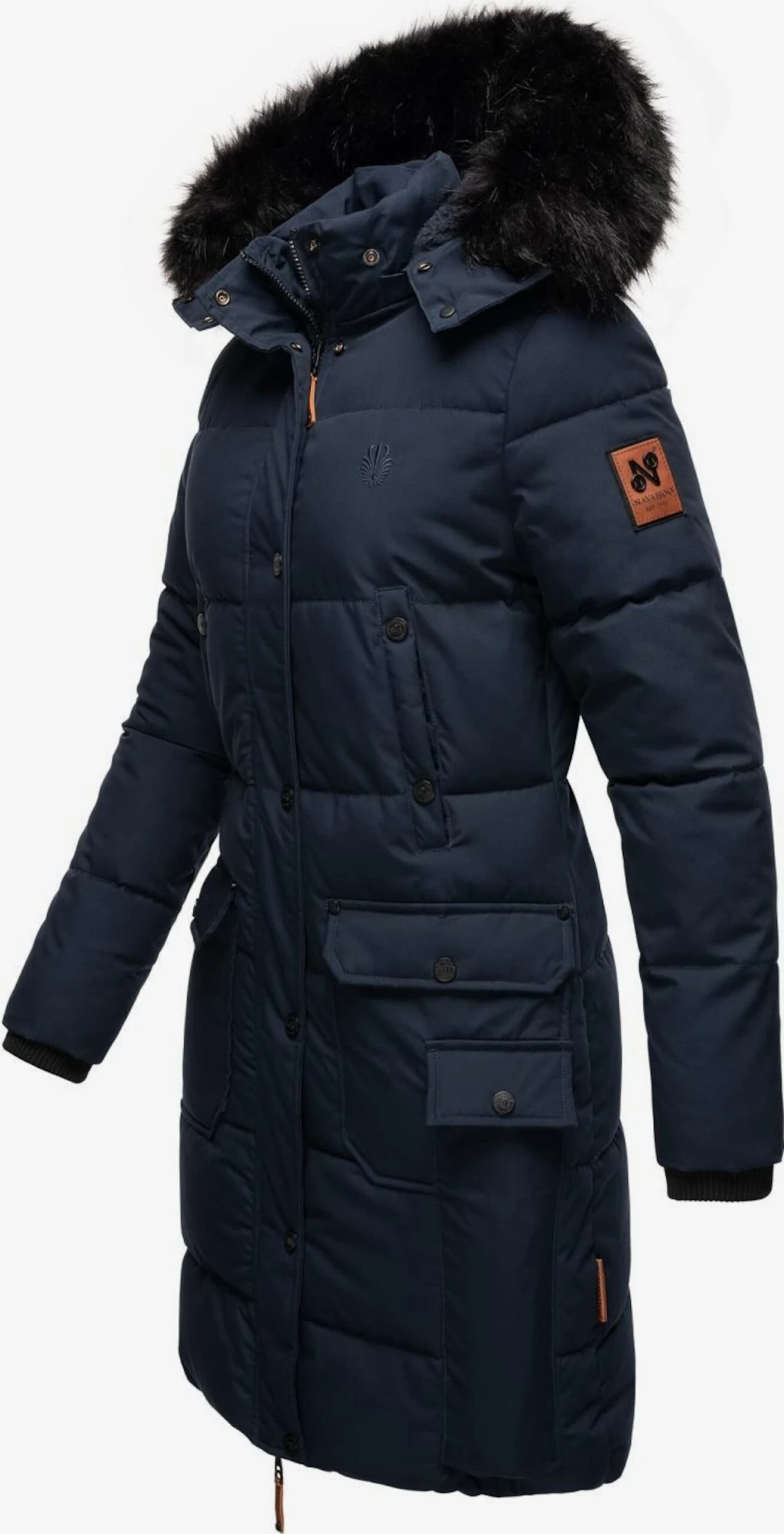 Navahoo Manteaux Dhiver Manteau D’hiver Cosimaa Femme Bleu Marine 4 Navahoo Manteaux Dhiver Manteau D’hiver Cosimaa Femme Bleu Marine – Image 2