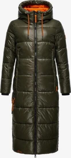 Navahoo Manteaux Dhiver Manteau D’hiver Schmuseengel Femme Olive