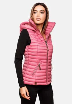 Navahoo Vestes Sans Manches Gilet Shadaa Femme Rose Ancienne -Navahoo Soldes Magasin 40bec1f4acfea3f85c9c2da69cae3cf2