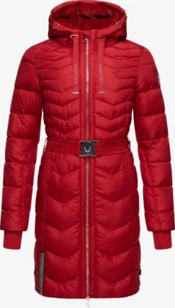 Navahoo Manteaux Dhiver Manteau Dâhiver Alpenveilchen Femme Rouge